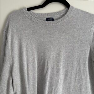 J.Crew Light Gray Cotton Sweater